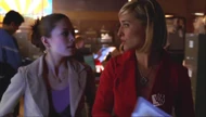 Lana and Chloe at the daily planet