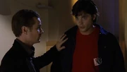 Fine tries to calm Clark down.
