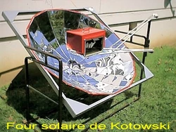 Cuisinière multifonctions. Ici en fonction "Four"