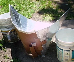 Rear view of a collapsible Fun-Panel