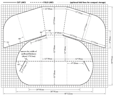 stick somewhat closely to these plans for the cookit, although minor changes are okay - you will want a protractor!