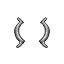 Brackets with 4 spikes