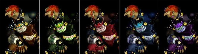 Ganondorf's changeable clothing in SSBM