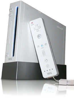 The Wii with Wii Remote