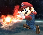 Mario's Fireball attack