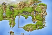 Kanto as seen in Pokemon FireRed and LeafGreen