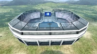 The Midair Stadium, from above.