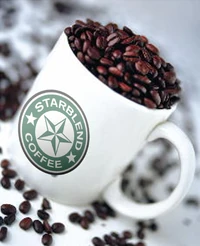 Mooi gebrande koffiebonen.