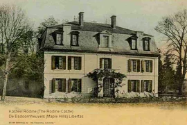 Kasteel Rodine in Maple Hills op een oude postkaart