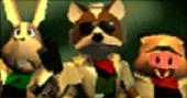 The original Star Fox team, including Peppy Hare, James McCloud, and Pigma Dengar.