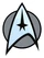 Starfleet insignia.