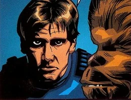 Chewbaccát megmenti egy Birodalmi hadnagy, Han Solo.