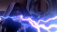 Palpatine blasts Yoda with Force lightning, 19 BBY.