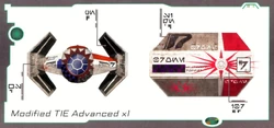 Modified TIE Advanced x1