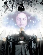 Vader dwells on the death of Padmé.