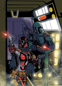 Tervho leads a band of Mandalorians.