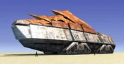 A Czerka Corporation sandcrawler c. 3,956 BBY.