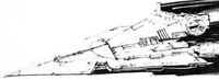 Early Executor production art. Note the terrace-structure, similar to the one on Captain Wermis's battlecruiser.
