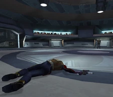 A defeat of Deadeye Duncan in the duel ring by Gerlon Two-Fingers.