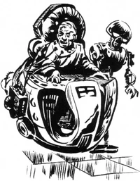 Weston Warsheld with his MD-5 medical droid.
