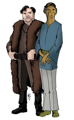 Opun McGrrrr (left) with Tols Vengra.