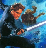 The Jedi at Bimmiel—Corran Horn, Shai's adversary.