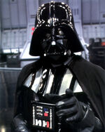 Darth Vader in his armor.