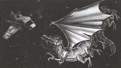A Duinuogwuin in space.