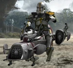 A 327th Star Corps BARC trooper.