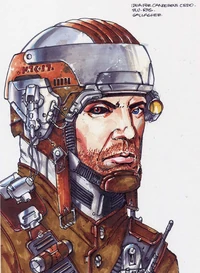 Early concept art of Canderous.