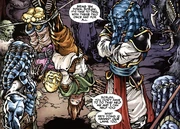 Gryph and Zayne under the "merciful" care of Feln and the Feeorins.