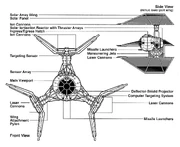 TIE Defender schematics.