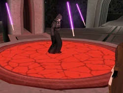 Kreia's ability to wield three lightsabers.