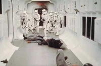 501st stormtroopers swarming onto Tantive IV.