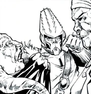 Spiker and Gizz interrogate Whizzer.