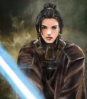 Early concept art of Bastila.