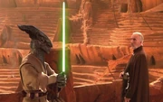 Trebor encounters Count Dooku seconds before his death.