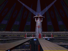 Emperor Palpatine from his throne in the Imperial Palace. "The Empire is on the verge of success. Soon, peace and order will be restored throughout the galaxy. Even now, our capable forces, led by Darth Vader, are striking back at the Rebel insurgents."