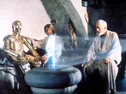 Help me, Obi-Wan Kenobi, you're my only hope