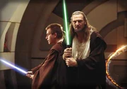 Padawanowie wyruszali na misje ze swoimi Mistrzami aby zdobywać doświadczenie. Tutaj Mistrz Qui-Gon Jinn ze swoim padawanem