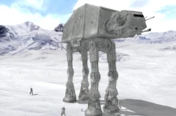 An Imperial All-Terrain Armored Transport