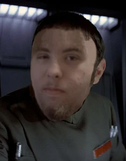Aurelius on board the Death Star.