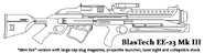 A modified Mk III 'Mini-Tak' with grenade launcher