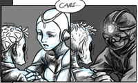 Cami perceives Ric'ah as a threat.