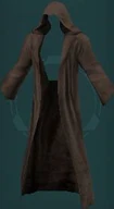 Jedi Master Cloak Front (Black)
