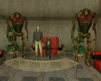 Morkov in Keren Hotel (1786, 2705) (Note: he is the man on the couch, not the man standing between the 2 droids)