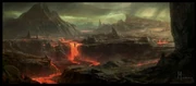 Typical Arieki environment in concept art