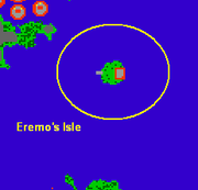 Eremo's solitary island