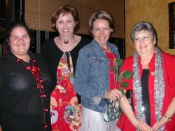 From left: Julie Carter, Megan Meredith (Winelands), Samantha Pryce and Shirley Knoetze (others all from GHTM).