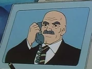 "I'm phoning you from... the future!"